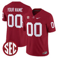Alabama Crimson Tide Vapor Custom Jersey - All Stitched