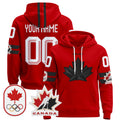 2026 Canada Olympic Custom Pullover Hoodie - All Stitched